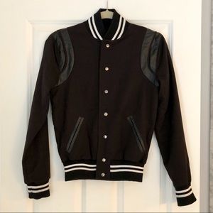 Black Letterman jacket